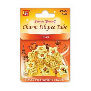 BT Charm Filigree Tube Star