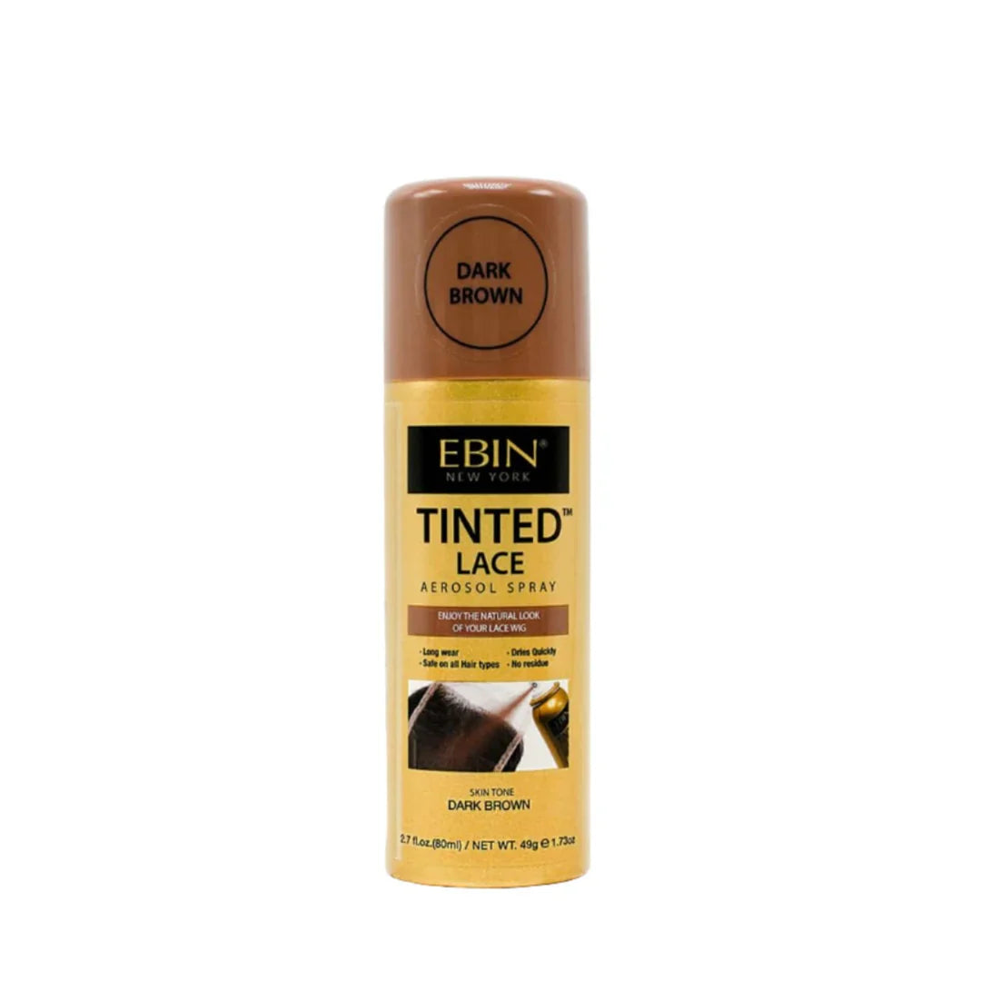 Ebin Tinted Lace Spray Dark Brown 2.7oz