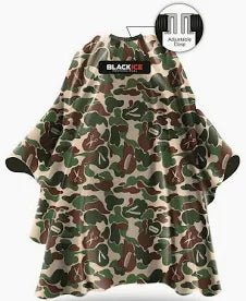 Black Ice Barber Cape -Camo