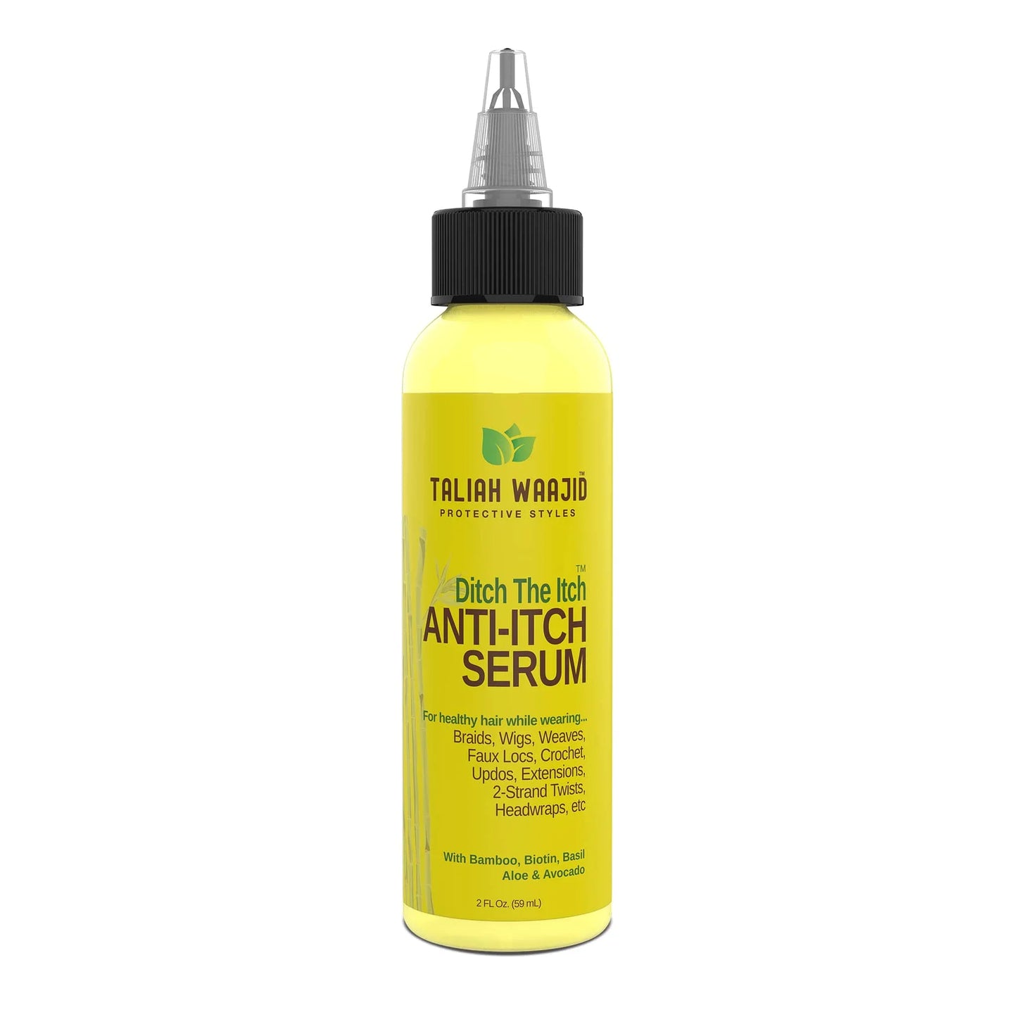 Taliah Waajid Ditch The Itch Bamboo, Basil And Peppermint Anti Itch Serum 2oz