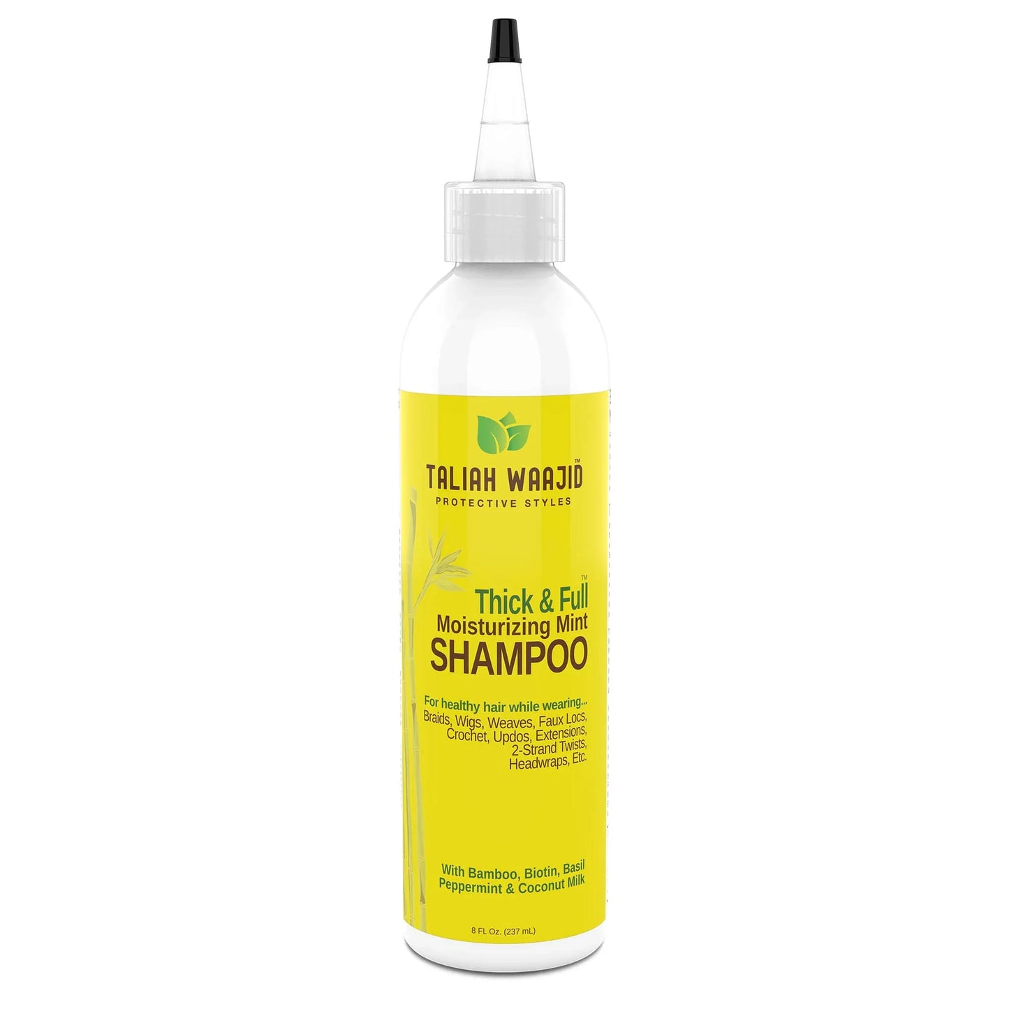 Taliah Waajid Bamboo And Coconut Milk Moisturizing Mint Shampoo 8oz
