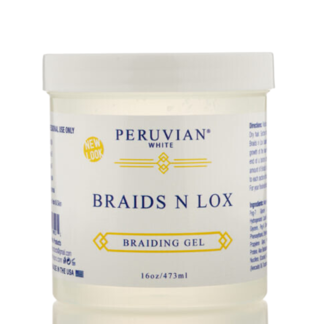 Peruvian White Braids N Lox Braiding Gel