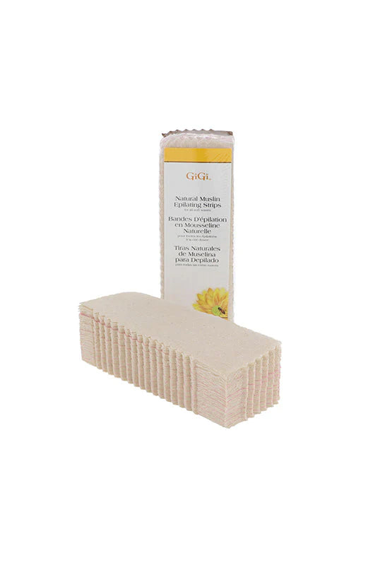 Gigi Natural Muslin Strips, Small