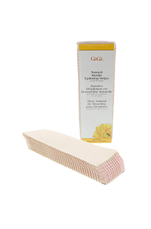 Gigi Natural Muslin Strips, Large