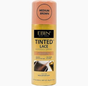 Ebin Tinted Lace Spray Medium Brown 2.7oz