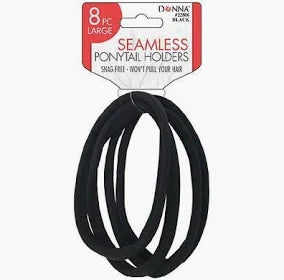 Donna Seamless Ponytail Holders-Large