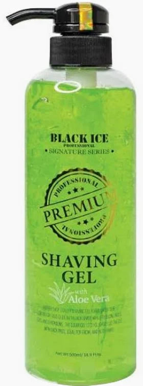 Black Ice Premium Shaving Gel with Aloe Vera