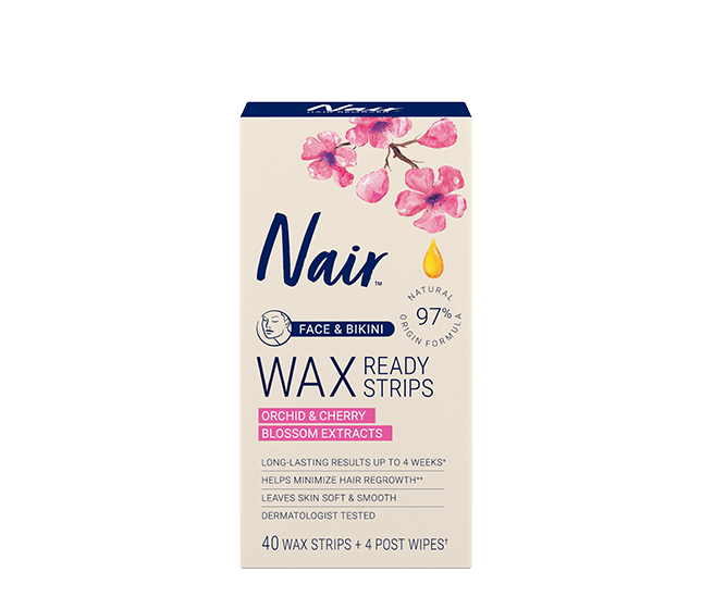 Nair Wax Ready-Strips For Face & Bikini