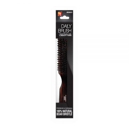BT Wooden Daily Brush w/ Boar Bristle