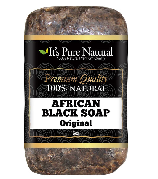 It's Pure Natural African Black Soap Original 5oz