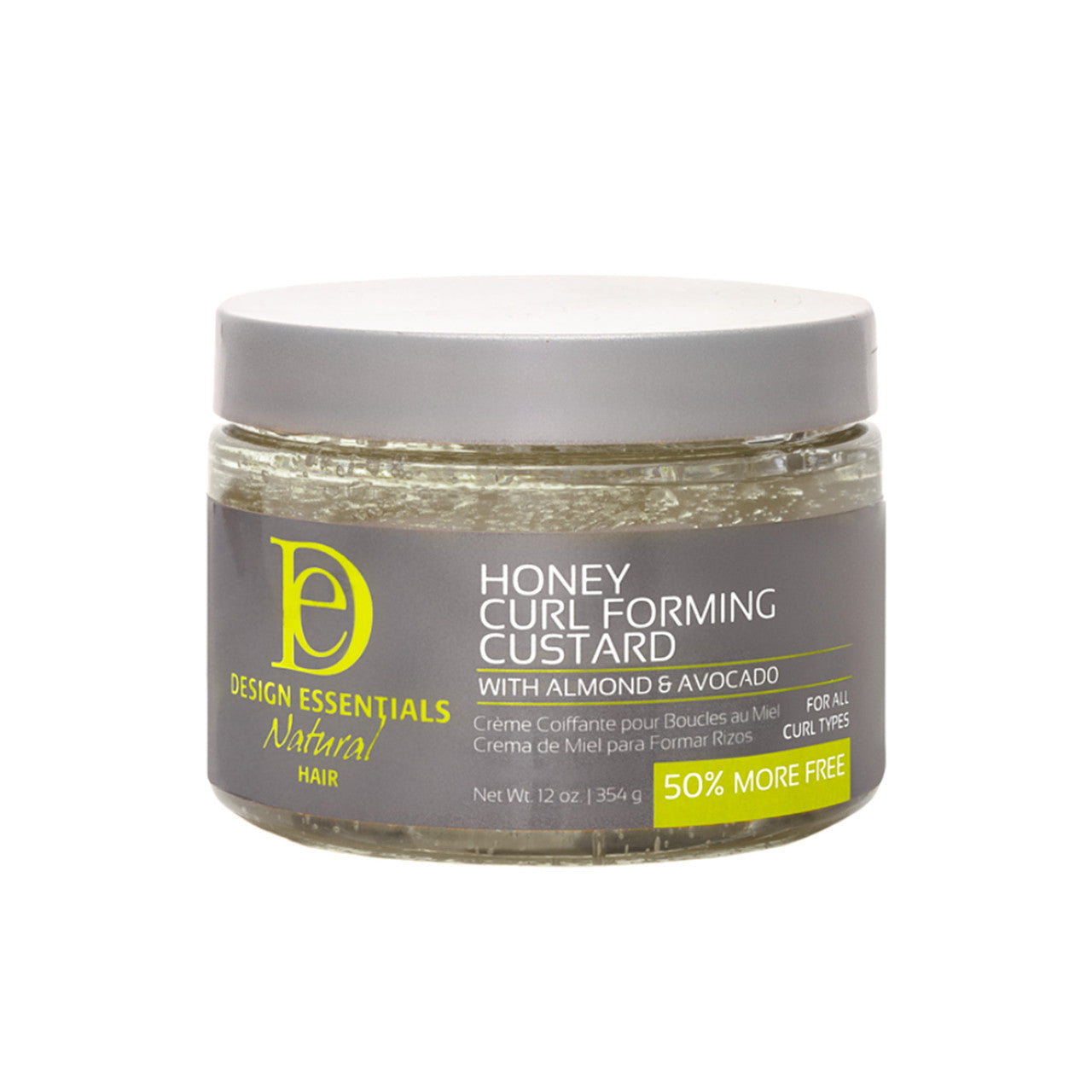 Design Essentials Almond & Avocado Honey Curl Custard 12 oz