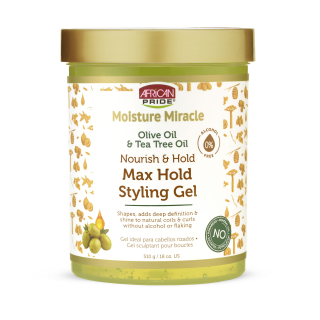 African Pride Moisture Miracle Olive & Tea Tree Gel 18oz