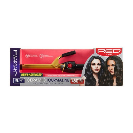Red by Kiss Ceramic Curling Iron
