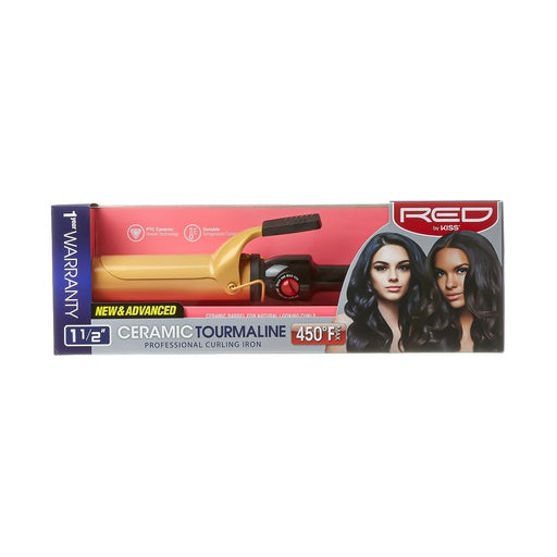 Red by Kiss Ceramic Curling Iron