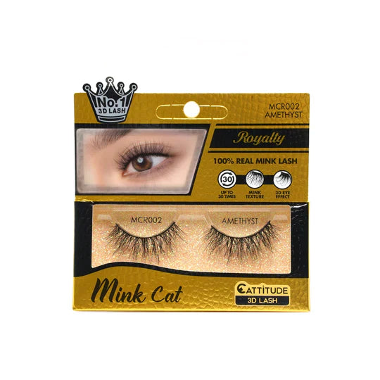 Royalty Mink Cat Eyelashes- Amethyst