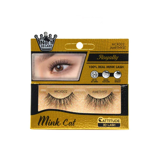 Royalty Mink Cat Eyelashes- Amethyst