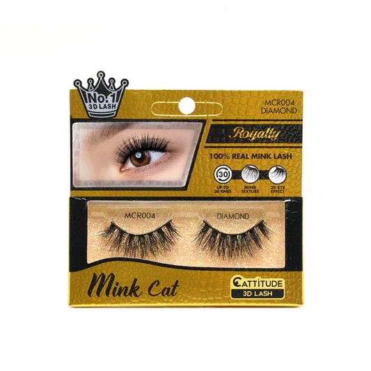 Royalty Mink Cat Eyelashes- Diamond