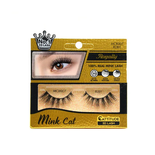 Royalty Mink Cat Eyelashes- Ruby