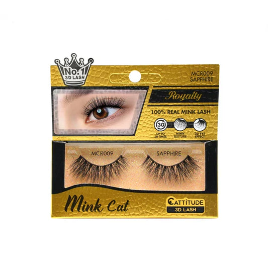 Royalty Mink Cat Eyelashes- Sapphire