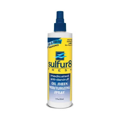 Sulfur 8 Fresh Medicated Anti-Dandruff Oil Sheen Moisturizing Spray