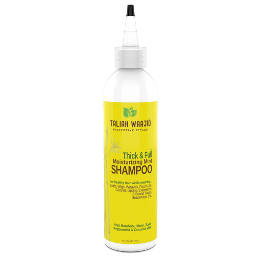 Taliah Waajid Bamboo And Coconut Milk Moisturizing Mint Shampoo 8oz