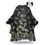 Black Ice Barber Cape -Money Shower