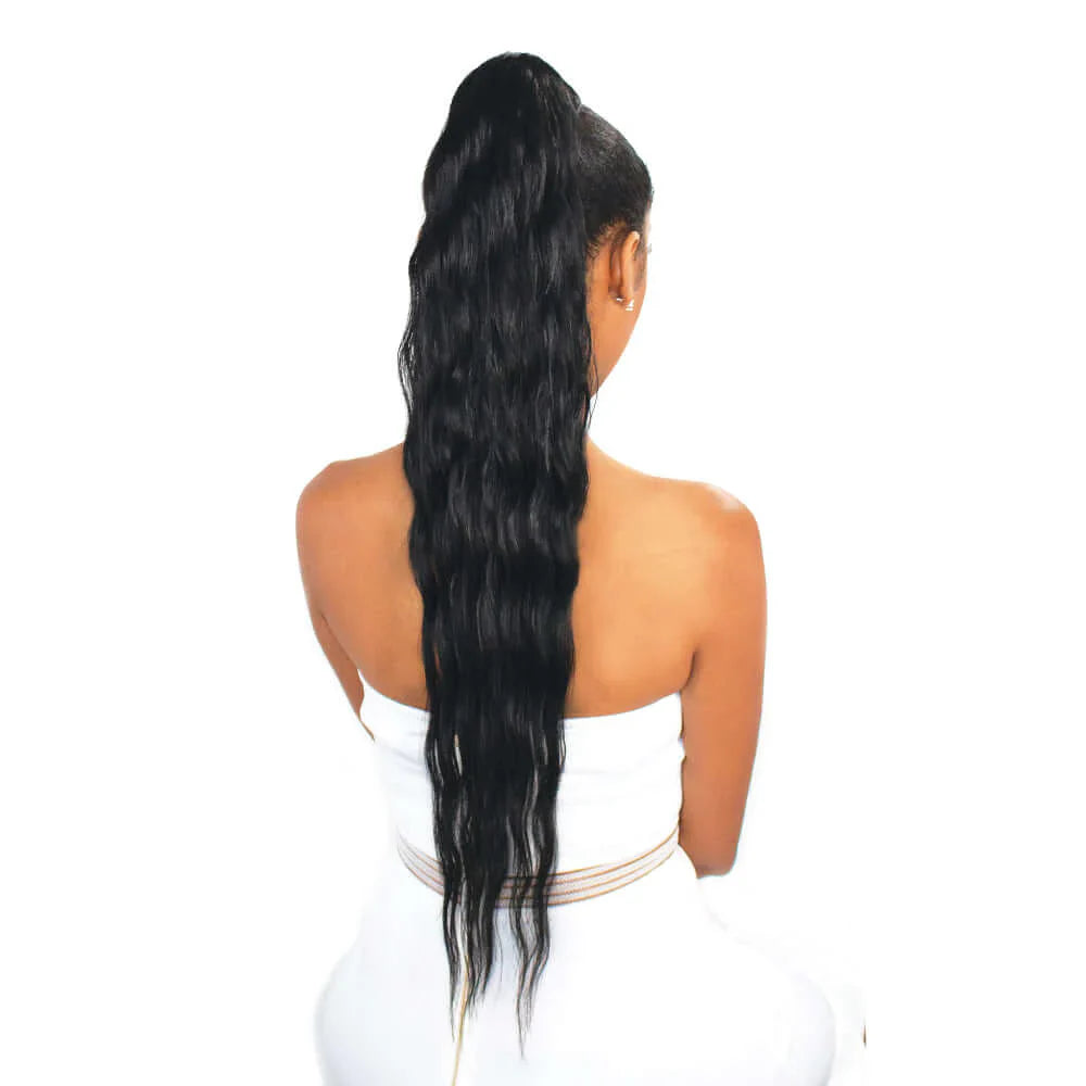 Eve Platino Ponytail Weave Malaysian 18"