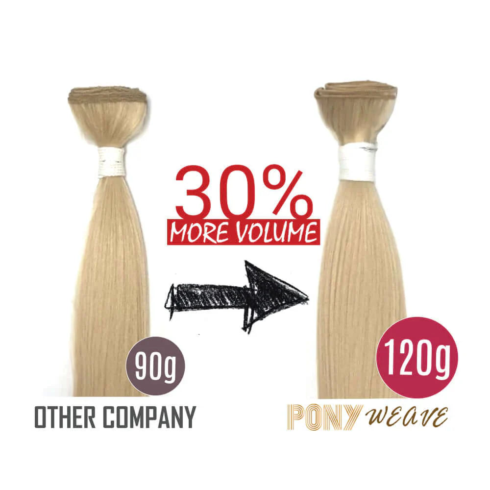 Eve Platino Ponytail Weave Malaysian 18"