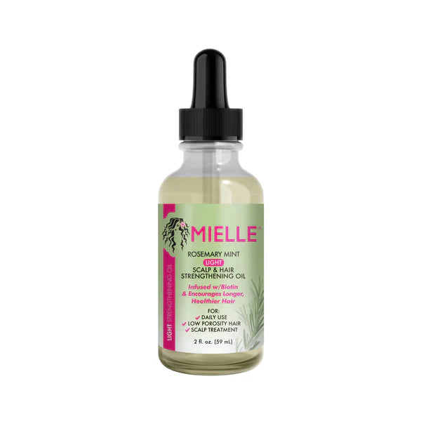 Mielle Rosemary Mint Light Scalp & Hair Strengthening Oil 2oz