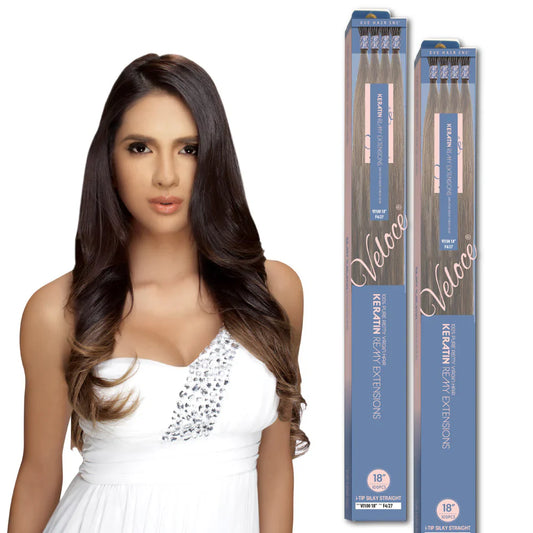 Eve Veloce Keratin Remy Extensions 100Pcs 100% Pure Remy Virgin Hair
