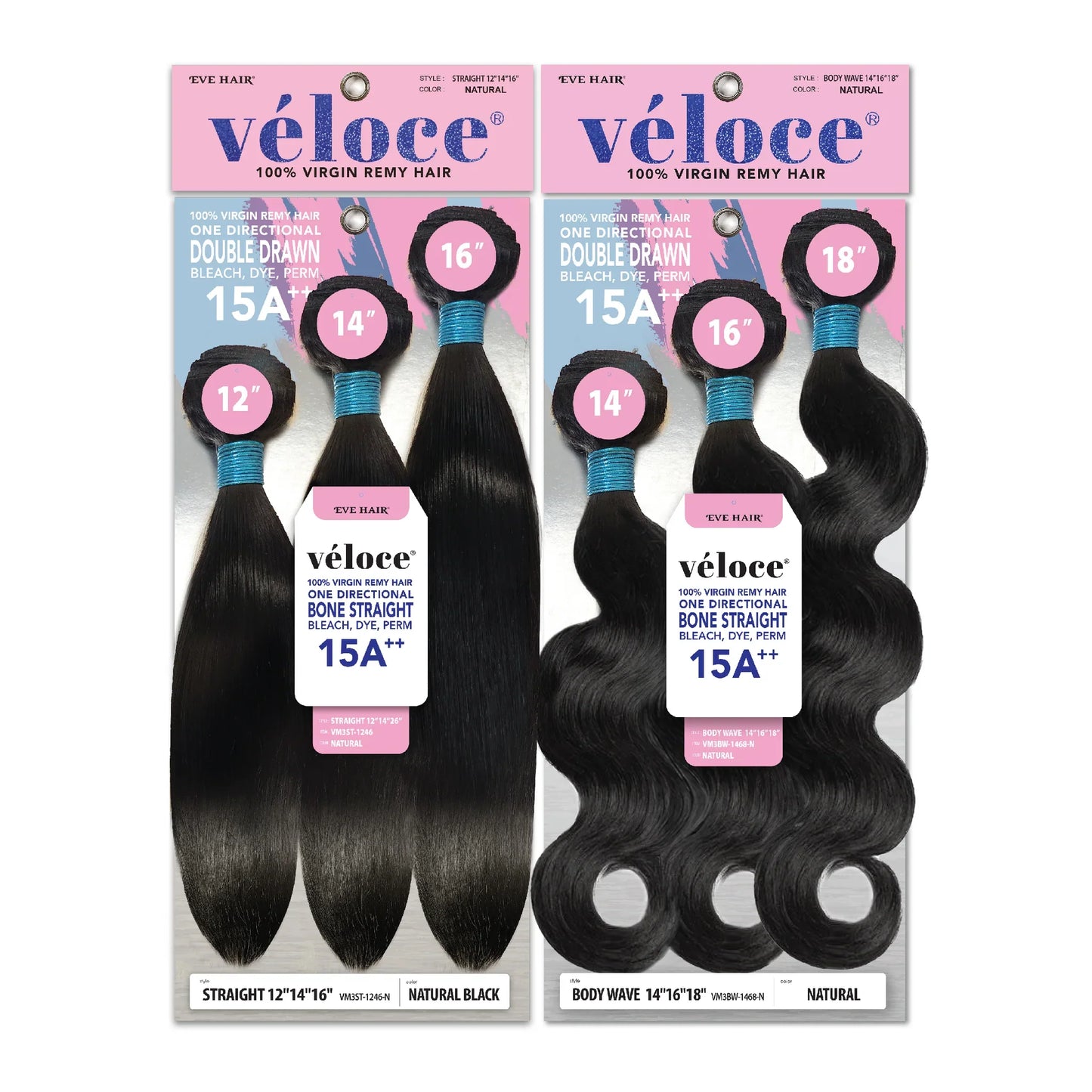 Eve Veloce Virgin Remy Bundle Multi Pack Straight