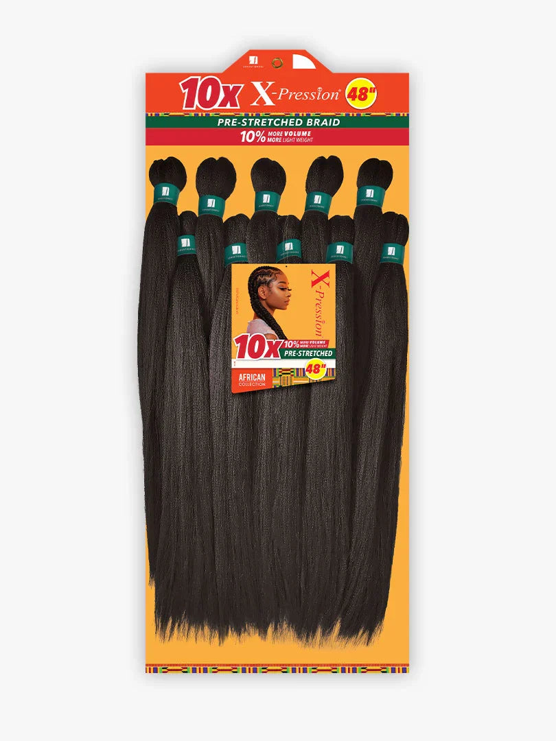 10X X-Pression Pre-Stretched Braid 48"