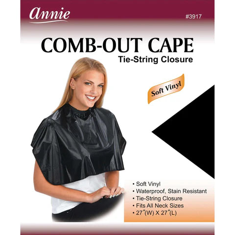 Annie Comb-Out Cape Tie String Closure Vinyl