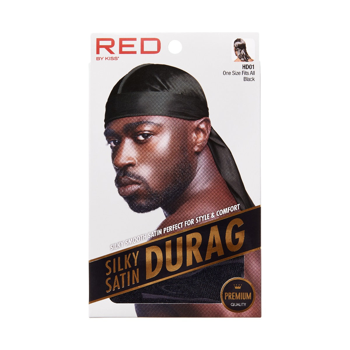 Red by Kiss Silky Satin Durag Extra long tail