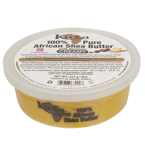 Kuza 100% Pure African Shea Butter With Borututu Yellow Creamy