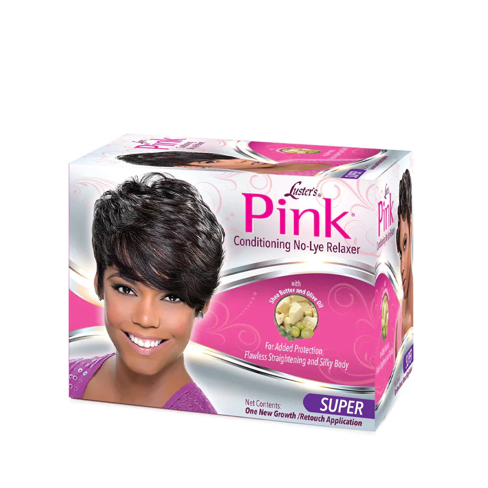 Luster's Pink Conditioning No Lye Relaxer Retouch Kit Super