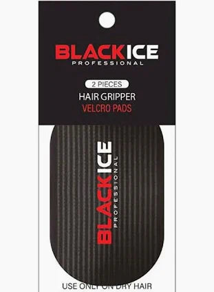 Black Ice Hair Gripper Velcro Pads