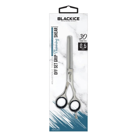 Black Ice Professional Off Set Grip 6.5" Thinning Shear