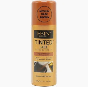 Ebin Tinted Lace Spray Medium Dark Brown 2.7oz