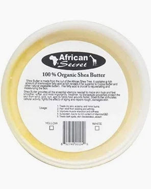 African Secret Organic Shea Butter White 8 oz