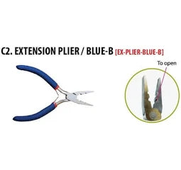 Eve Hair Extension Plier Blue